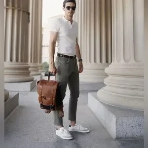 G. Brown | Shoes | G Brown Mens White Leather Wing Tip  display picture 2